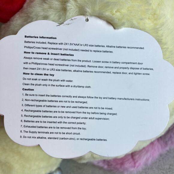 NWT Hello Kitty Light Up Unicorn 13” Stuffed Animal Plush Toy Teddy Bear Friends - Picture 7 of 9